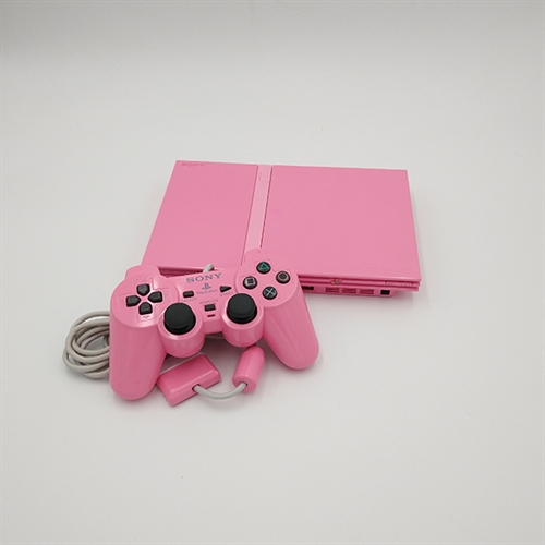 Playstation 2 Slim Konsol - Pink - SNR FC4397942 (B Grade) (Genbrug)